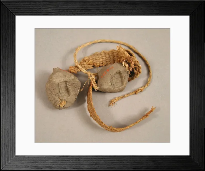 Framed Print : Two Seals, Coptic, 4th century. Creator: Unknown Framed Print : Two Seals, Coptic, 4th century. Creator: Unknown