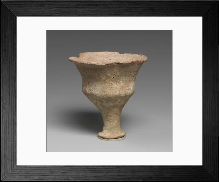 Framed Print : Cup, Coptic, 4th-7th century. Creator: Unknown Framed Print : Cup, Coptic, 4th-7th century. Creator: Unknown