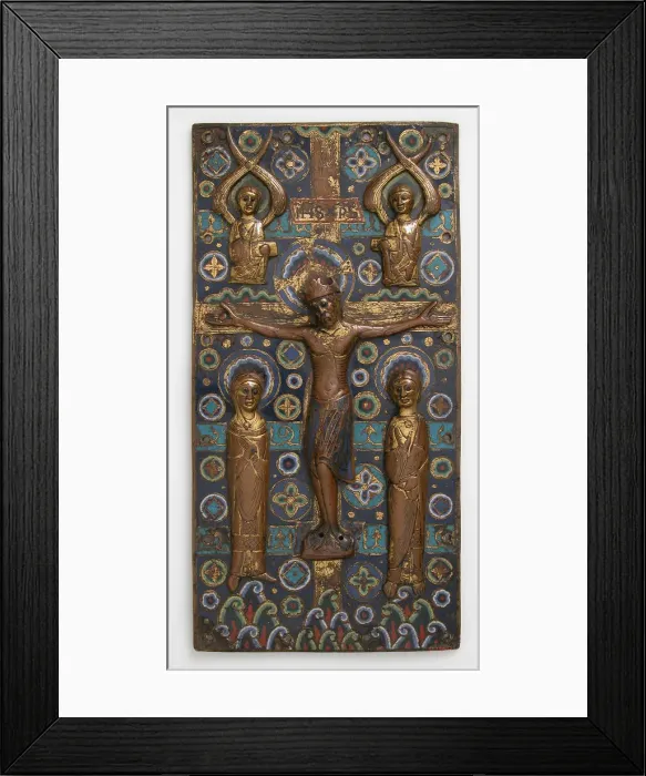 Framed Print : Book-Cover, French, 13th century. Creator: Unknown Framed Print : Book-Cover, French, 13th century. Creator: Unknown