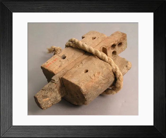 Framed Print : Lock, Coptic, 580-640. Creator: Unknown Framed Print : Lock, Coptic, 580-640. Creator: Unknown