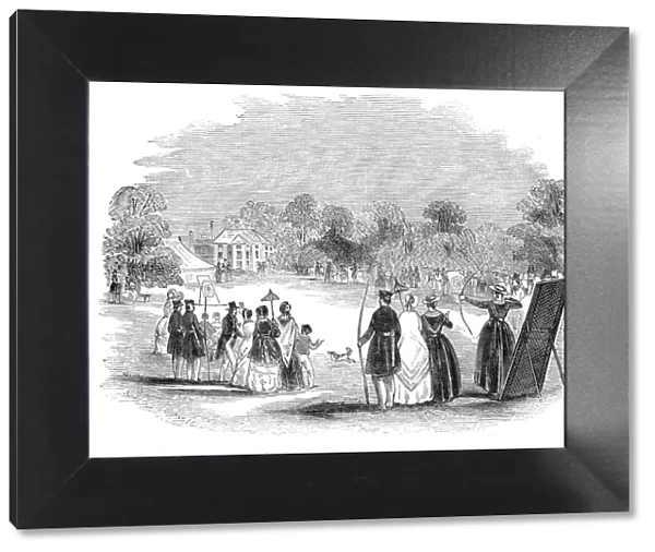 Bow-meeting at Pradoe, near Oswestry, 1844. Creator: Unknown