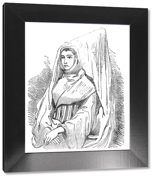 Morocco Jewess with veil, 1844. Creator: Unknown
