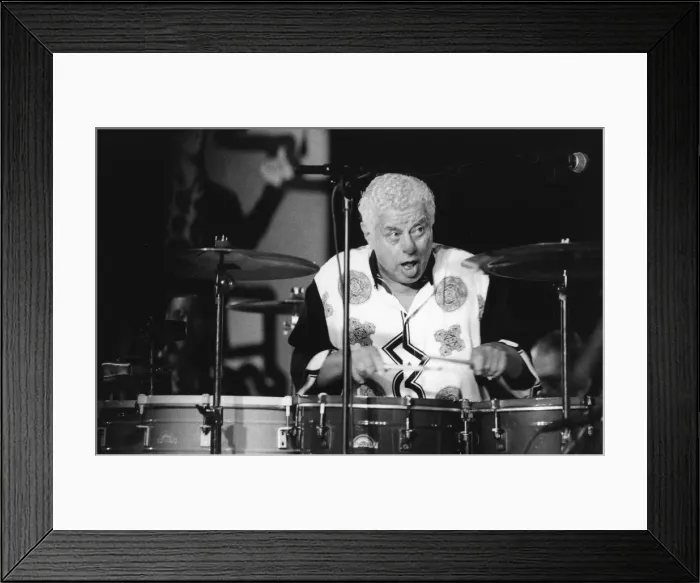 Framed Print : Tito Puente, c1992. Creator: Brian Foskett Framed Print : Tito Puente, c1992. Creator: Brian Foskett