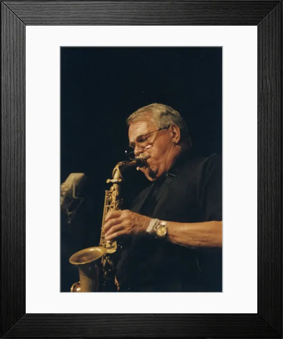 Framed Print : Phil Woods, North Sea Jazz Festival, The Hague, Netherlands, 2004. Creator: Brian Foskett Framed Print : Phil Woods, North Sea Jazz Festival, The Hague, Netherlands, 2004. Creator: Brian Foskett