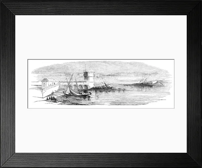 Framed Print : Island of Mogadore, 1844. Creator: Unknown Framed Print : Island of Mogadore, 1844. Creator: Unknown
