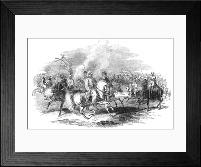 Framed Print : Abd-el-Kader, and his Moorish allies, 1844. Creator: Unknown Framed Print : Abd-el-Kader, and his Moorish allies, 1844. Creator: Unknown