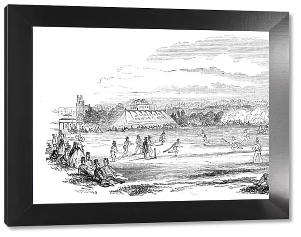Grand Cricket Match at Brighton, 1844. Creator: Unknown