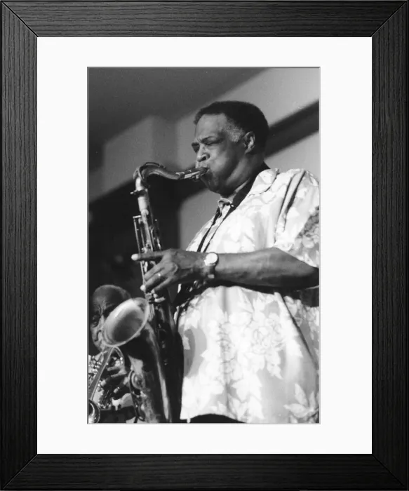 Framed Print : Houston Person, c1997. Creator: Brian Foskett Framed Print : Houston Person, c1997. Creator: Brian Foskett