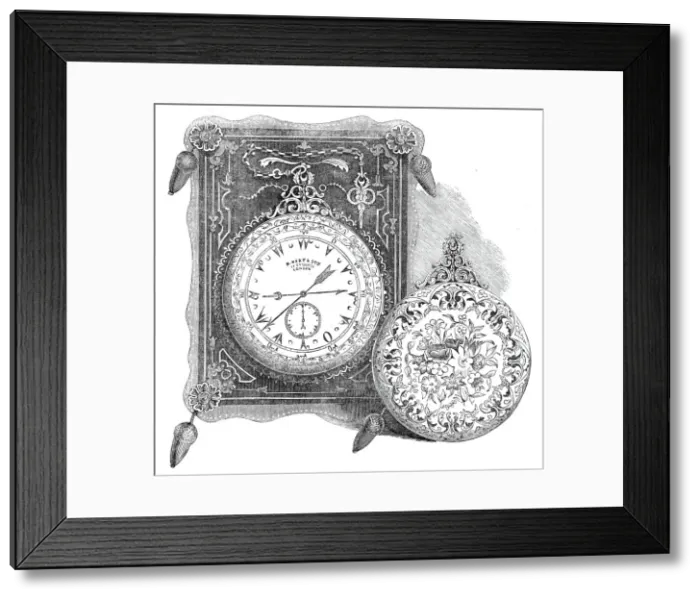 Framed Print : The Sultan Abdul Medschid's watch, 1844. Creator: Unknown Framed Print : The Sultan Abdul Medschid's watch, 1844. Creator: Unknown