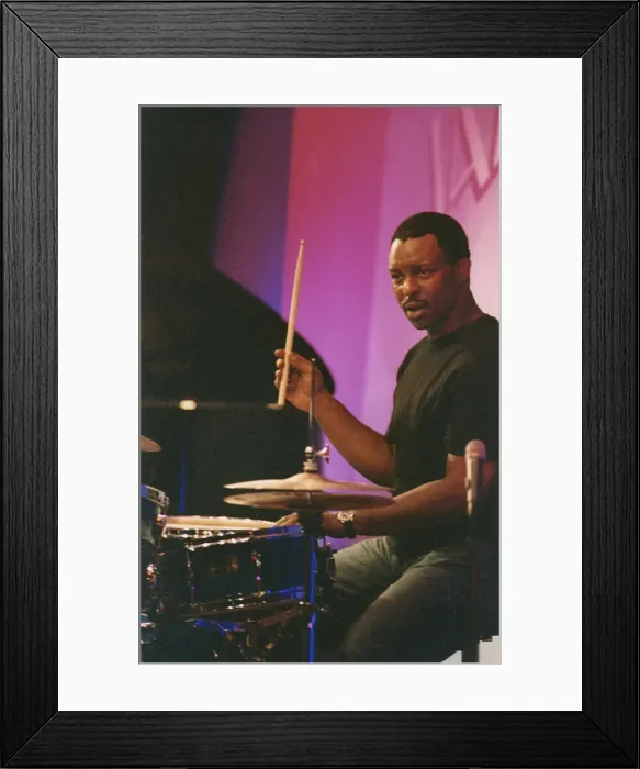 Framed Print : Herlin Riley, Nairn International Jazz Fesival, Scotland, 2004. Creator: Brian Foskett Framed Print : Herlin Riley, Nairn International Jazz Fesival, Scotland, 2004. Creator: Brian Foskett