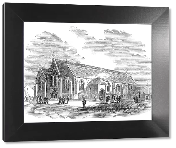 New Catholic church at Newcastle, 1844. Creator: Unknown