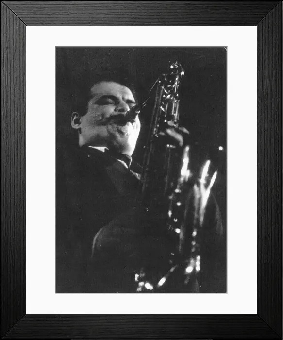Framed Print : Sal Nistico, c1985. Creator: Brian Foskett Framed Print : Sal Nistico, c1985. Creator: Brian Foskett