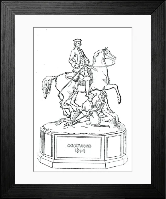Framed Print : Prize plate, 1844. Creator: Unknown Framed Print : Prize plate, 1844. Creator: Unknown
