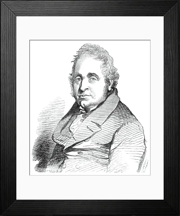 Framed Print : The Governor of the Richmond Penitentiary, 1844. Creator: Unknown Framed Print : The Governor of the Richmond Penitentiary, 1844. Creator: Unknown