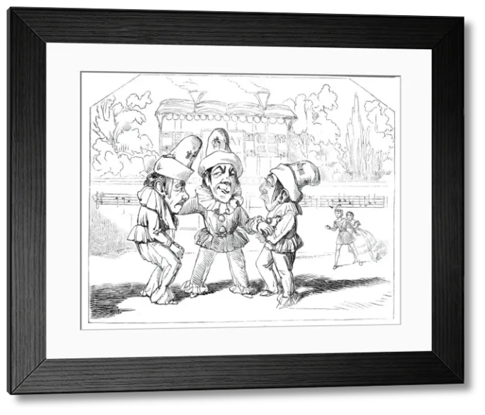 Framed Print : Scene from Harlequin Crotchet and Quaver, at Covent Garden Theatre, 1844 Framed Print : Scene from Harlequin Crotchet and Quaver, at Covent Garden Theatre, 1844