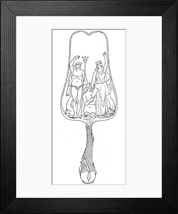 Framed Print : Silver trowel, 1844. Creator: Unknown Framed Print : Silver trowel, 1844. Creator: Unknown