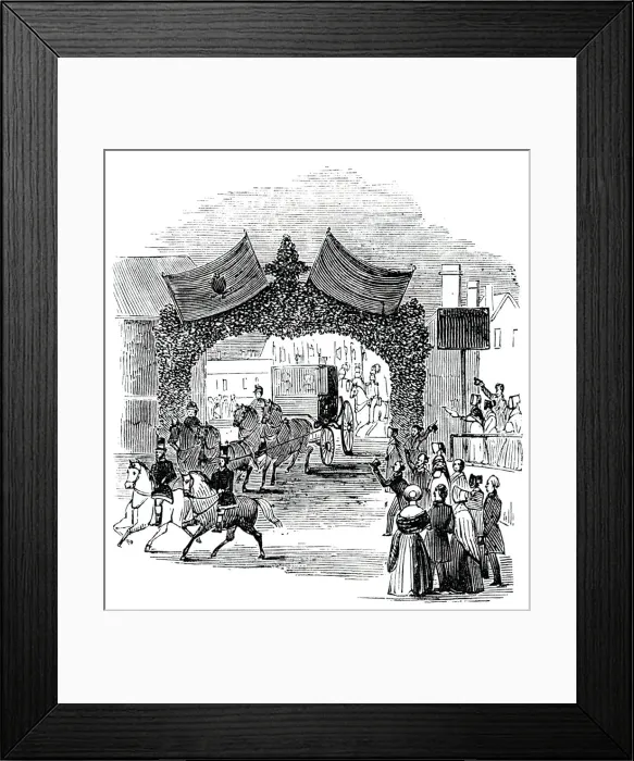 Framed Print : Arch at Bulwick, 1844. Creator: Unknown Framed Print : Arch at Bulwick, 1844. Creator: Unknown