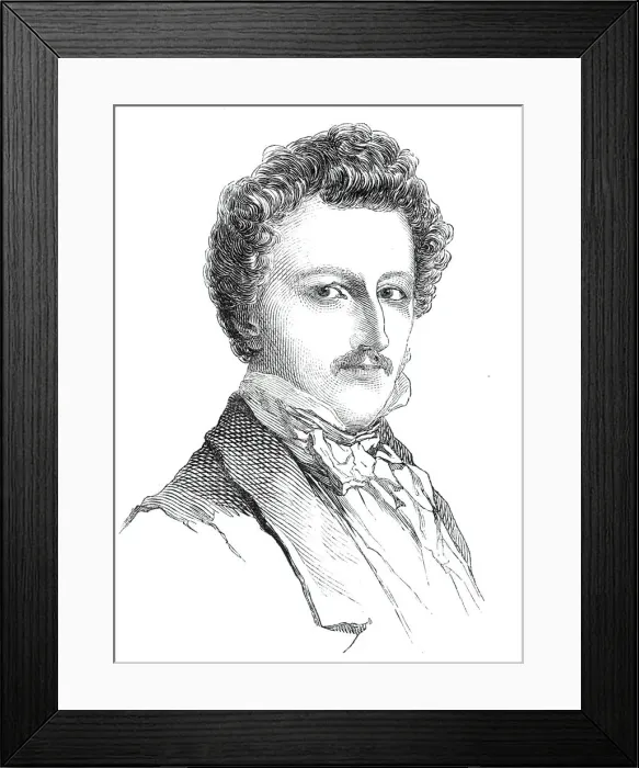 Framed Print : St. Amant, 1844. Creator: Unknown