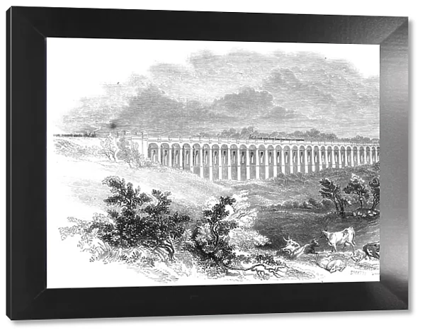 London and Brighton Railway - the Great Ouse Viaduct, 1844. Creator: Unknown