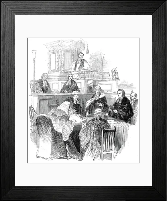 Framed Print : Confirmation of the Bishop of Oxford, at Bow Church, 1845. Creator: Unknown Framed Print : Confirmation of the Bishop of Oxford, at Bow Church, 1845. Creator: Unknown