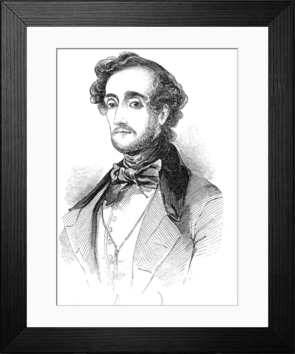 Framed Print : Monsieur Baroilhet, 1845. Creator: Unknown Framed Print : Monsieur Baroilhet, 1845. Creator: Unknown