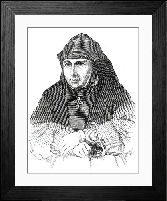 Framed Print : Irena Macrina Mieczyslaska, Superior of the Covent of St. Basil, 1845. Creator: Unknown Framed Print : Irena Macrina Mieczyslaska, Superior of the Covent of St. Basil, 1845. Creator: Unknown