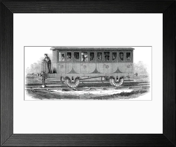 Framed Print : Nickels New Railway, 1845. Creator: Unknown Framed Print : Nickels New Railway, 1845. Creator: Unknown