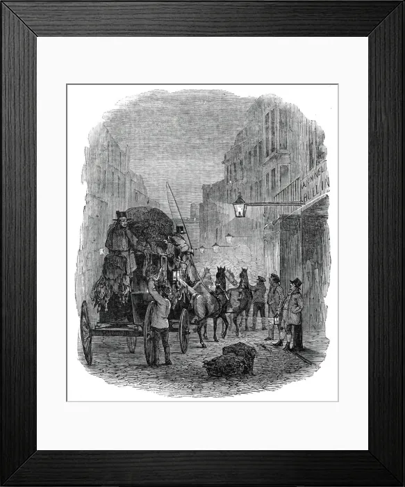 Framed Print : Norfolk Coach, 1845. Creator: Unknown Framed Print : Norfolk Coach, 1845. Creator: Unknown