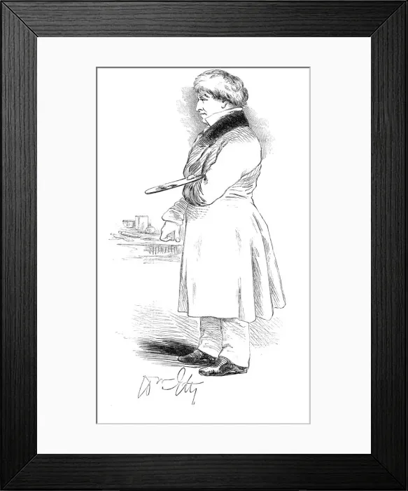 Framed Print : William Etty, 1845. Creator: Unknown Framed Print : William Etty, 1845. Creator: Unknown