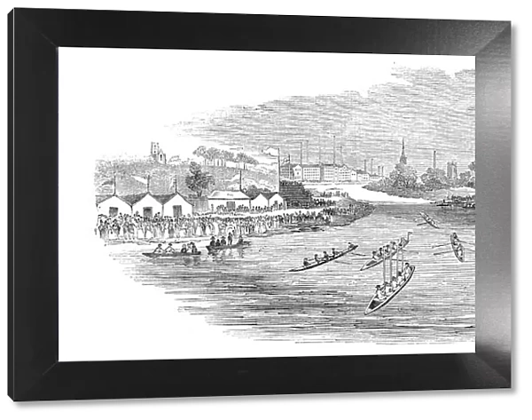 Manchester Regatta - from a sketch by Mr. Hayes, 1844. Creator: Unknown