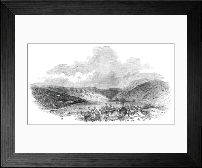 Framed Print : Glen Tilt, 1844. Creator: Unknown Framed Print : Glen Tilt, 1844. Creator: Unknown