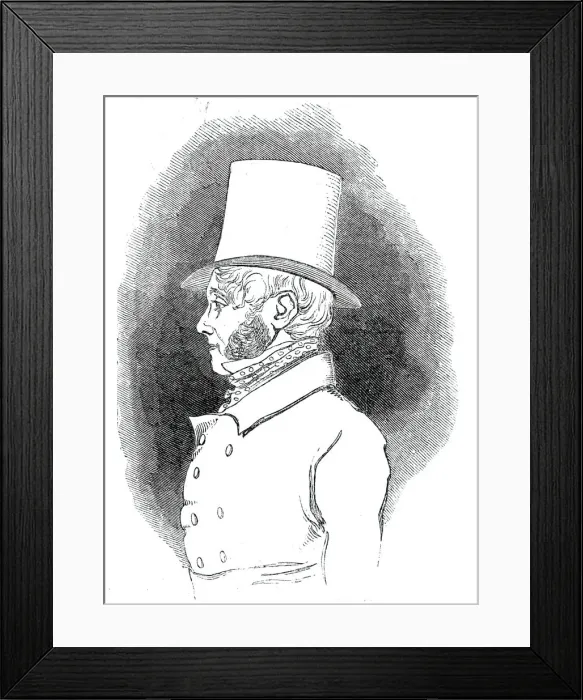 Framed Print : Mr. George Payne - Steward, 1844. Creator: Unknown Framed Print : Mr. George Payne - Steward, 1844. Creator: Unknown