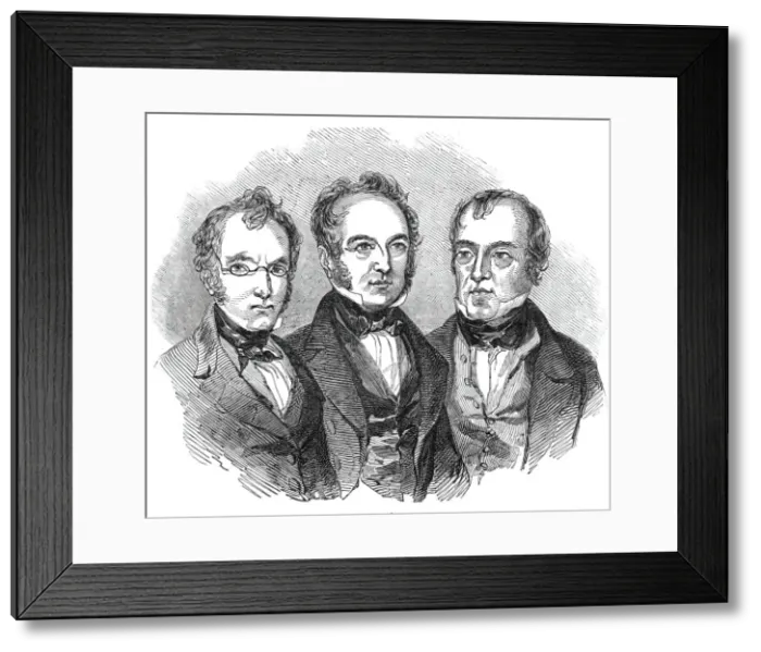 Framed Print : Burns three sons, 1844. Creator: Unknown Framed Print : Burns three sons, 1844. Creator: Unknown