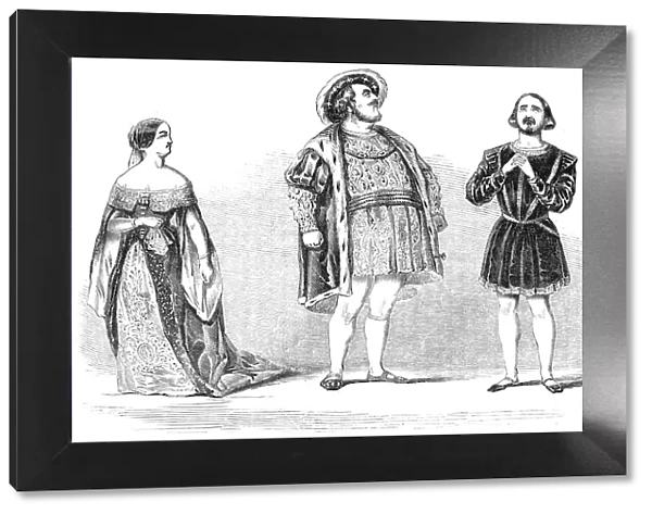 Scene from 'Anna Bolena', at Her Majestys Theatre, 1844. Creator: Unknown