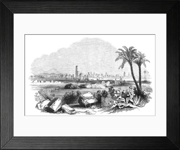 Framed Print : Morocco, 1844. Creator: Unknown
