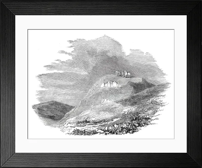 Framed Print : The Queen and Prince Albert on Tulloch Hill, 1844. Creator: Unknown Framed Print : The Queen and Prince Albert on Tulloch Hill, 1844. Creator: Unknown