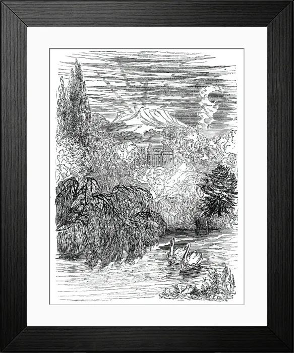Framed Print : Cassilis Castle, 1844. Creator: Unknown Framed Print : Cassilis Castle, 1844. Creator: Unknown
