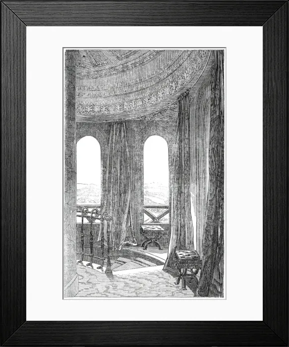 Framed Print : Interior of the Lantern, Lansdown Tower, 1845. Creator: Unknown Framed Print : Interior of the Lantern, Lansdown Tower, 1845. Creator: Unknown
