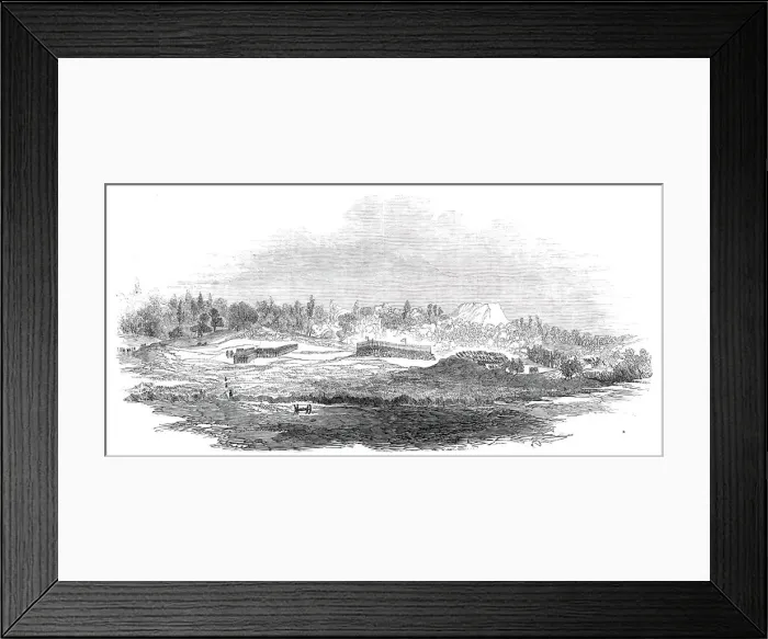 Framed Print : The recent conflict at New Zealand - from a sketch by a correspondent, 1845 Framed Print : The recent conflict at New Zealand - from a sketch by a correspondent, 1845