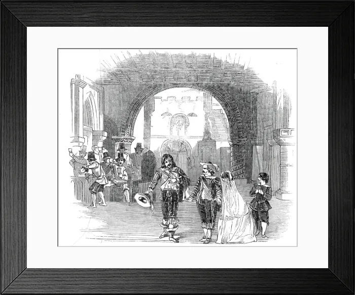 Framed Print : Scene from the new opera of Maritana, at Drury Lane Theatre, 1845 Framed Print : Scene from the new opera of Maritana, at Drury Lane Theatre, 1845
