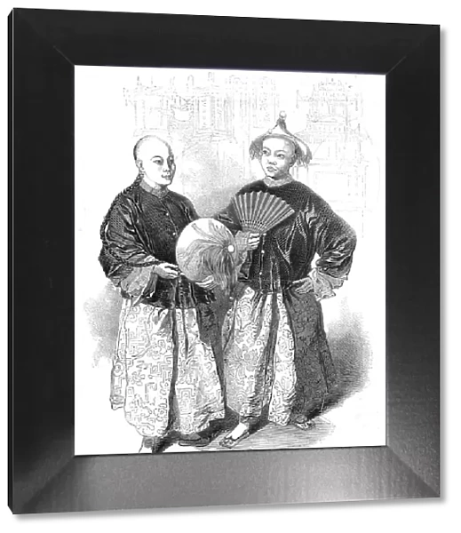 A-Shing and A-Yow, at the Chinese Collection, 1845. Creator: Unknown
