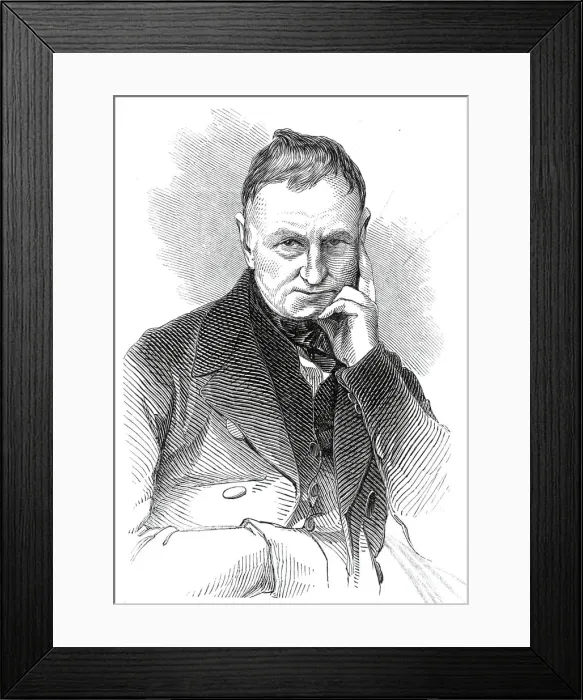 Framed Print : The late Lord Wharncliffe, 1845. Creator: Unknown Framed Print : The late Lord Wharncliffe, 1845. Creator: Unknown