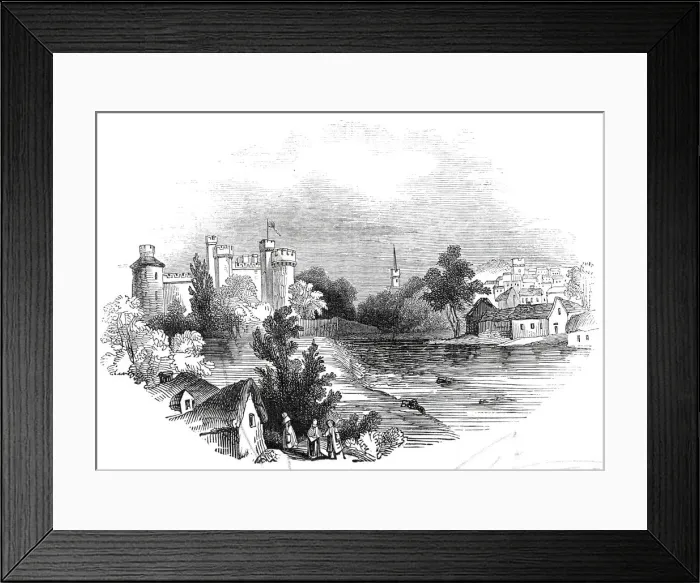 Framed Print : Sketches in Ireland - Kilkenny, 1845. Creator: Unknown Framed Print : Sketches in Ireland - Kilkenny, 1845. Creator: Unknown
