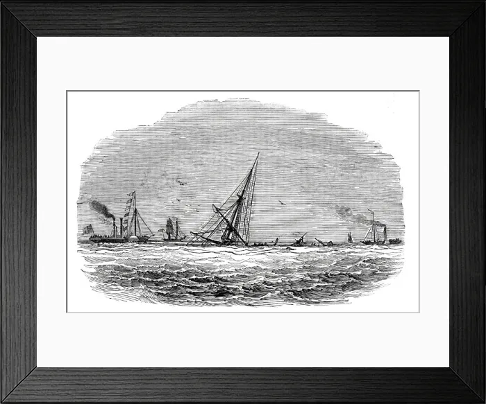 Framed Print : Settled, 1844. Creator: Unknown Framed Print : Settled, 1844. Creator: Unknown