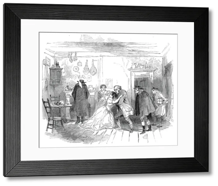 Framed Print : Scene from The Cricket on the Hearth, at the Lyceum Theatre, 1845 Framed Print : Scene from The Cricket on the Hearth, at the Lyceum Theatre, 1845