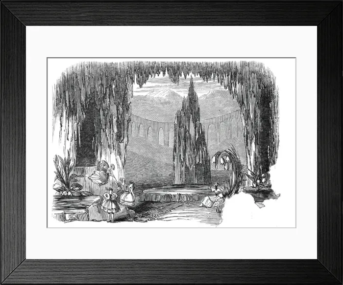 Framed Print : Scene from the new pantomime of The Key of the Kingdom Framed Print : Scene from the new pantomime of The Key of the Kingdom