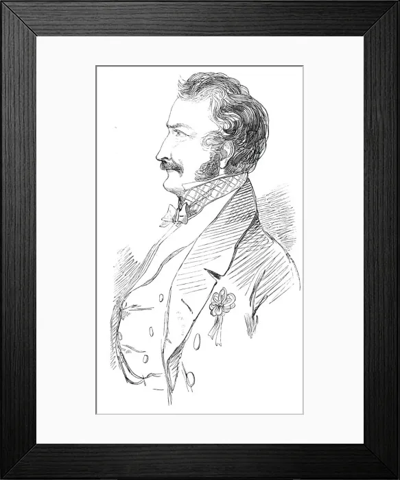 Framed Print : Col. Reid, M. P. for Windsor, 1845. Creator: Unknown Framed Print : Col. Reid, M. P. for Windsor, 1845. Creator: Unknown