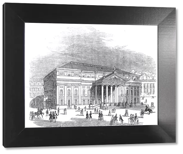 The new National Theatre, Lisbon, 1845. Creator: Unknown