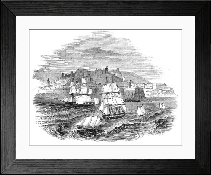 Framed Print : Tangier, 1844. Creator: Unknown Framed Print : Tangier, 1844. Creator: Unknown