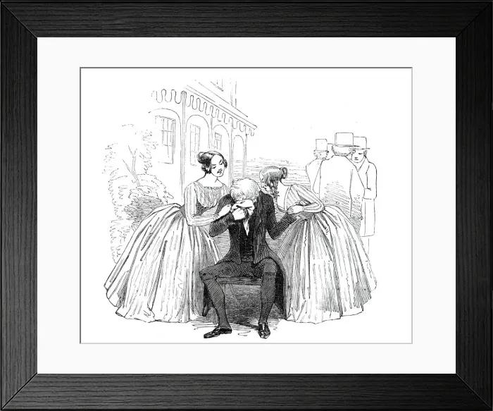 Framed Print : Scene from the new comedy of Old Heads and Young Hearts Framed Print : Scene from the new comedy of Old Heads and Young Hearts
